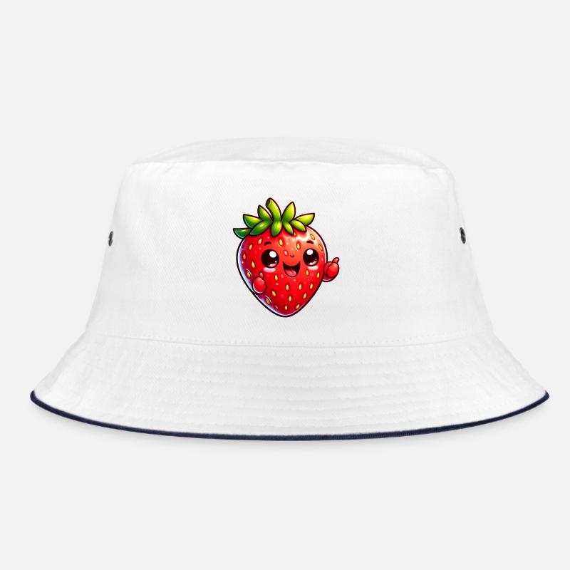 Erdbeer-Erdbeeren Bucket Hat