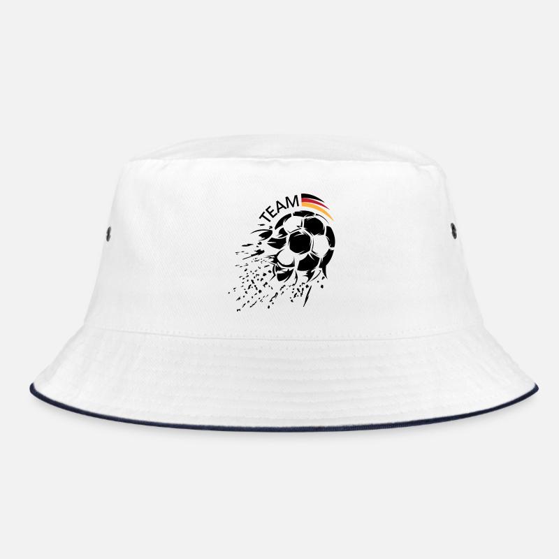 Soccer Team Germany Ball Explosion Logo icon Bucket Hat