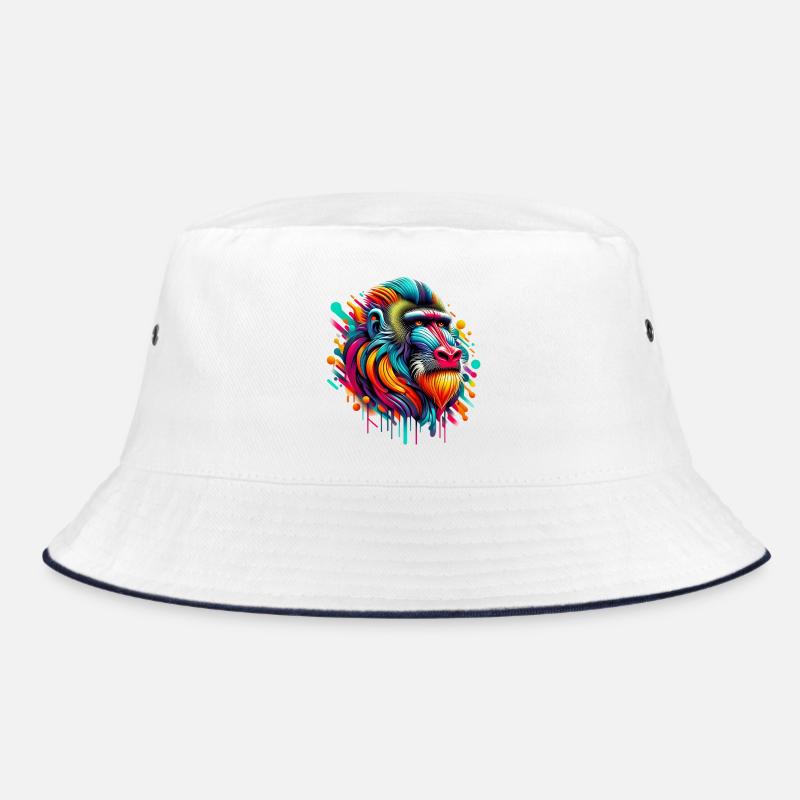 Mandrill-Affe Bucket Hat