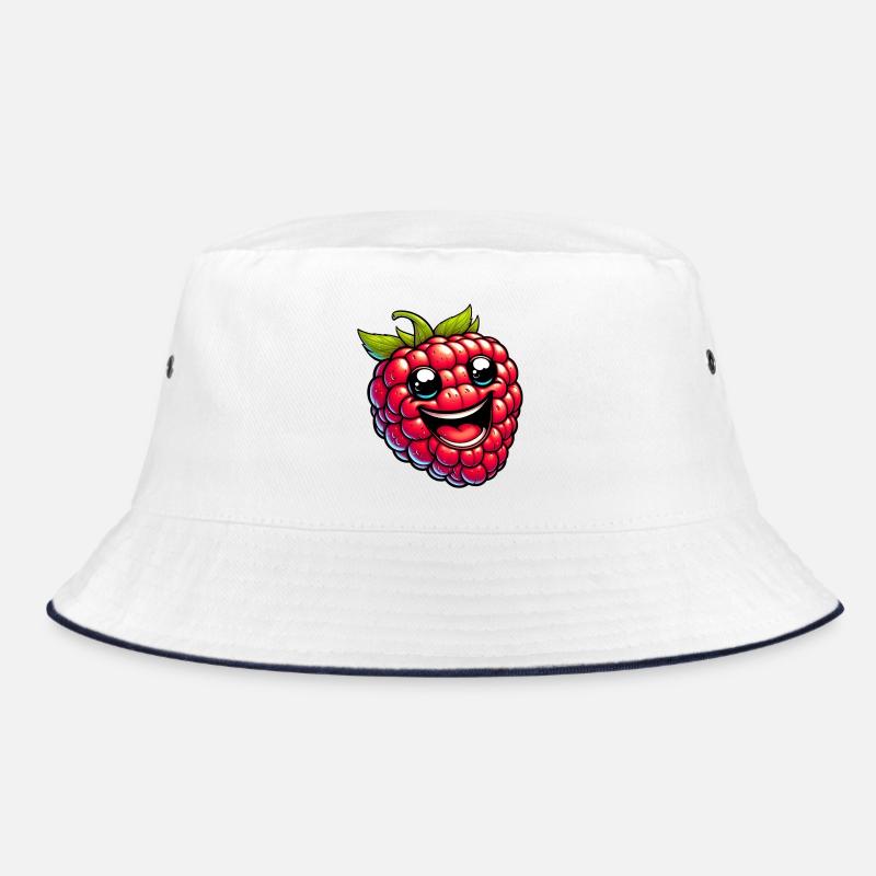 Raspberry Raspberries Bucket Hat