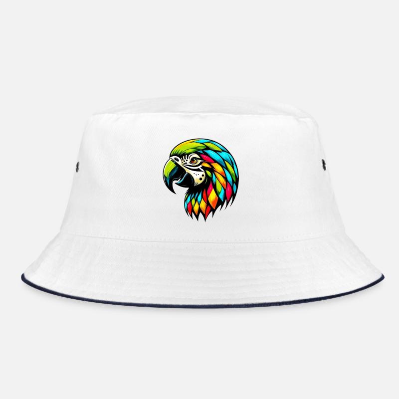 Harlekin-Papagei Bucket Hat