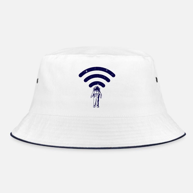 Astronaut wifi area Bucket Hat