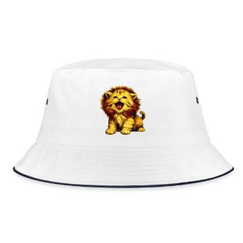 Chat Lion - Bob - blanc/marine - Devant