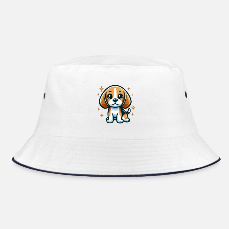 Beagle Chibi Hund Bucket Hat