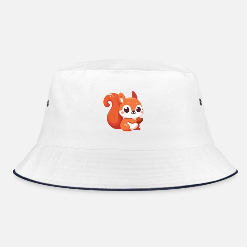 Chibi Eichhörnchen Kawaii Bucket Hat