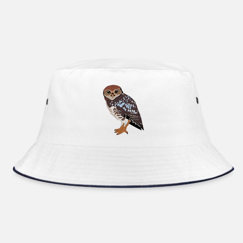 Hibou - Bob - blanc/marine
