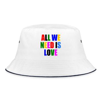 all we need is love - Bob - blanc/marine - Devant