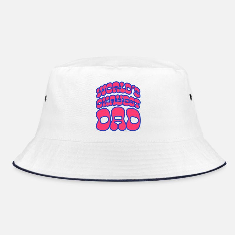 Okayest Dad Retro Bubble Shirt Bucket Hat