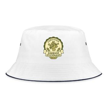 Aficionado certifié des ordures - Bob - blanc/marine - Devant