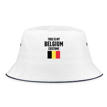 C’est mon costume de Belgique - Bob - blanc/marine - Devant