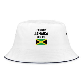 C’est mon costume de Jamaïque - Bob - blanc/marine - Devant