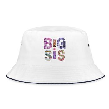 BIG SIS II- Soeur - Grande Soeur - Look Partenaire - Bob - blanc/marine - Devant