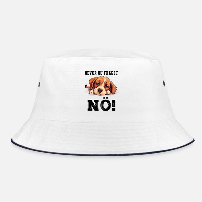 Before You Ask Nope No Dog Funny Saying Humor Bucket Hat