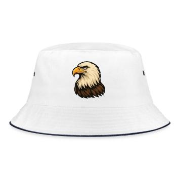 Tête d’aigle - Bob - blanc/marine - Devant