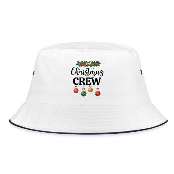 CHRISTMAS CREW - Bucket Hat - white/navy - Front