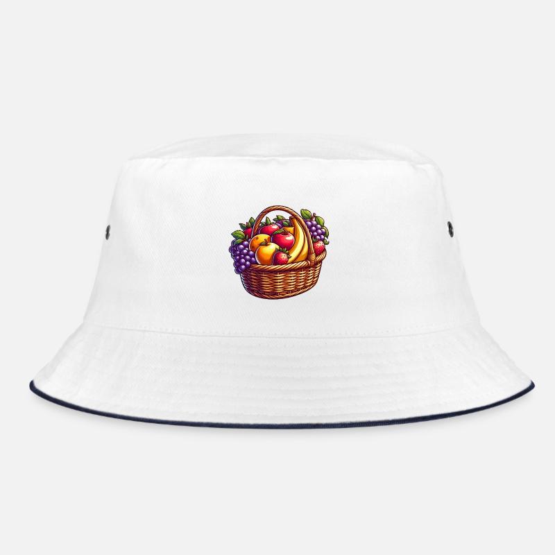 Colorful and Rich Fruit Basket Bucket Hat