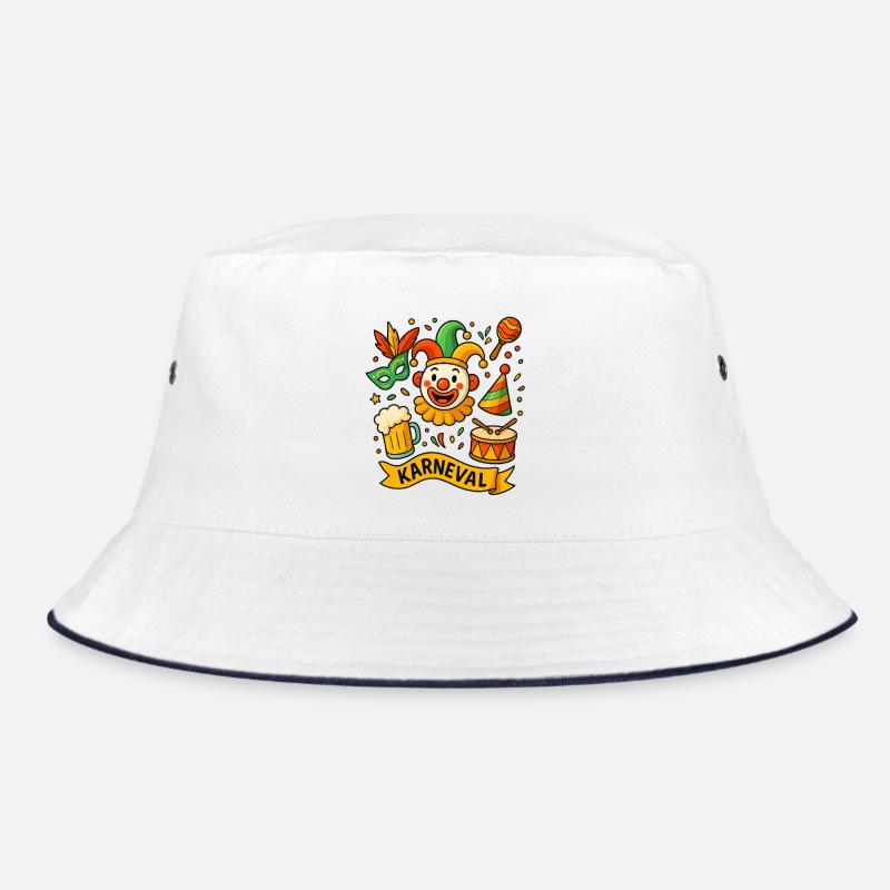 Clown de carnaval coloré avec tambour Bob