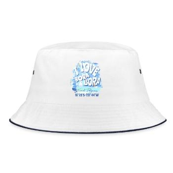 Design Nautique Bora Bora Bleu - Bob - blanc/marine - Devant