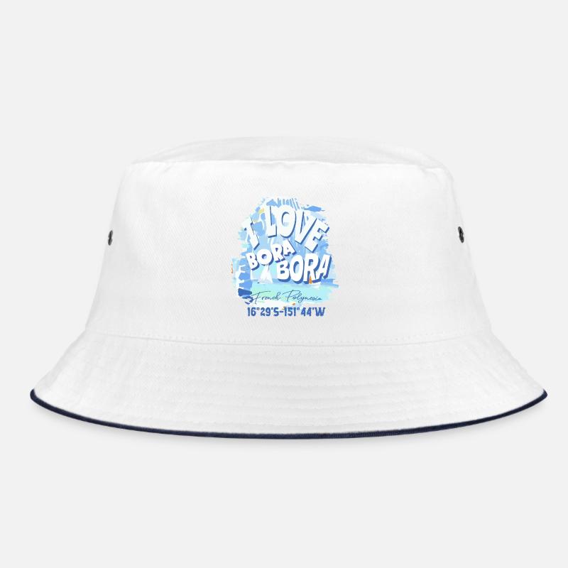 Nautical Design Bora Bora Blue Bucket Hat