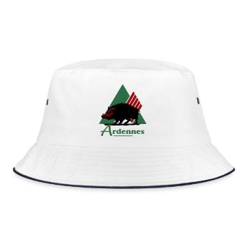 logo emblématique du département des Ardennes - Bob - blanc/marine - Devant