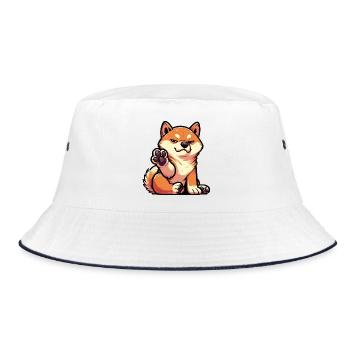 Shiba Inu Shiba propriétaire Shiba lover Shiba inus - Bob - blanc/marine - Devant