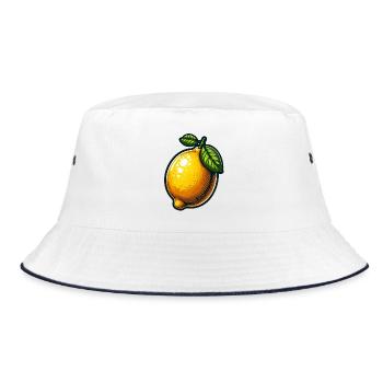 Citron Pop Cartoon Joyeux - Bob - blanc/marine - Devant