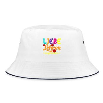 Love Teaching Inspire – Conception de cadeaux pour enseignants - Bob - blanc/marine - Devant