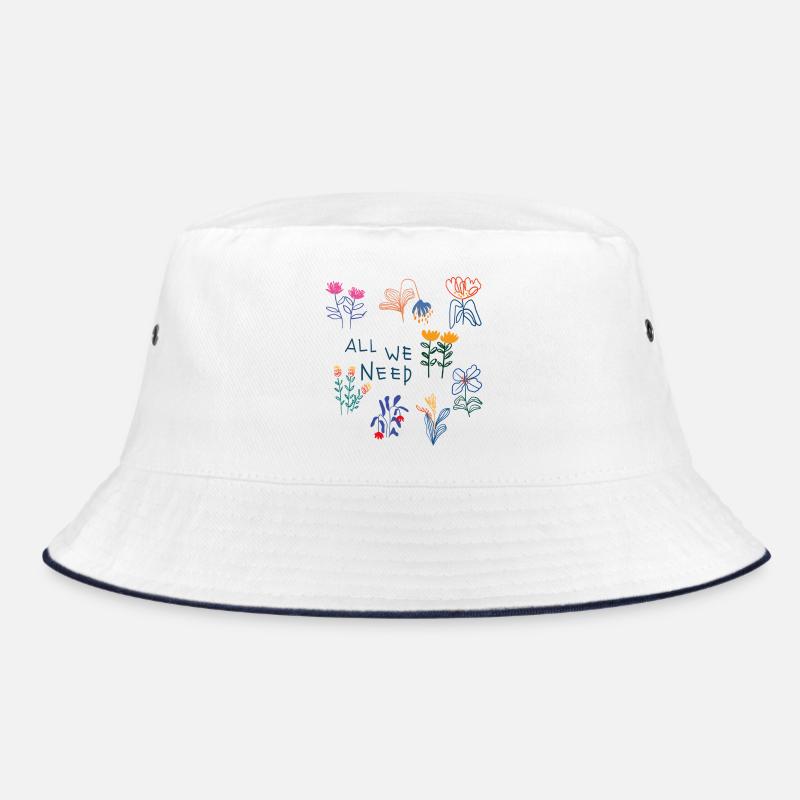 All We Need Flowers Bucket Hat