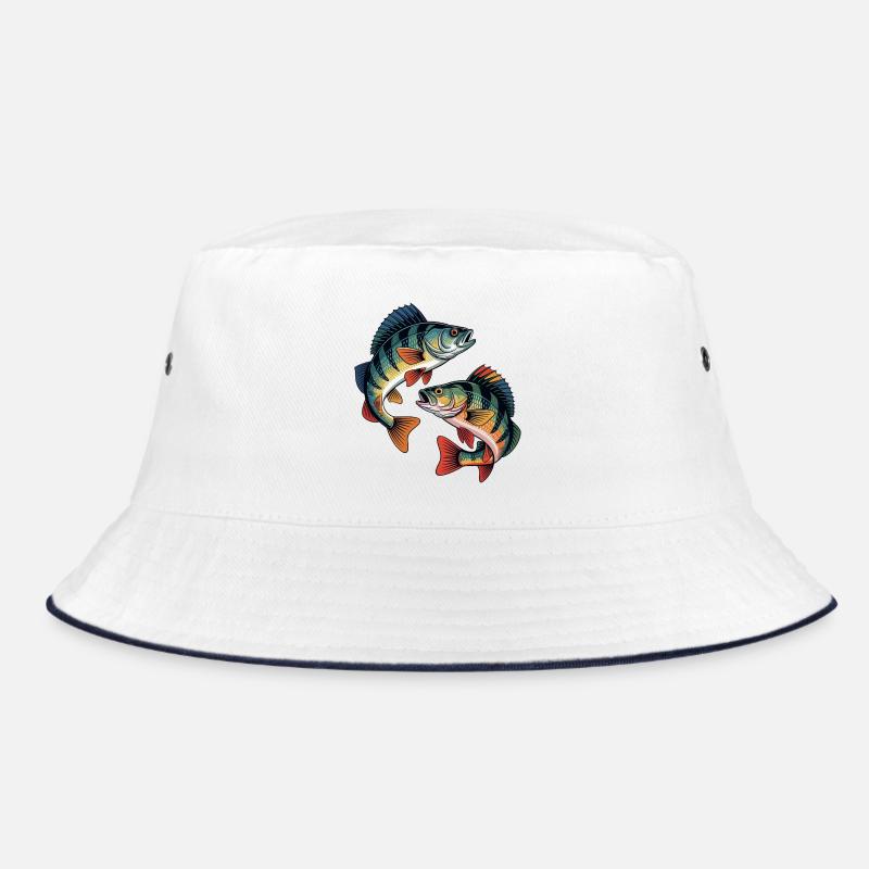 Zwei springende Barsche Bucket Hat