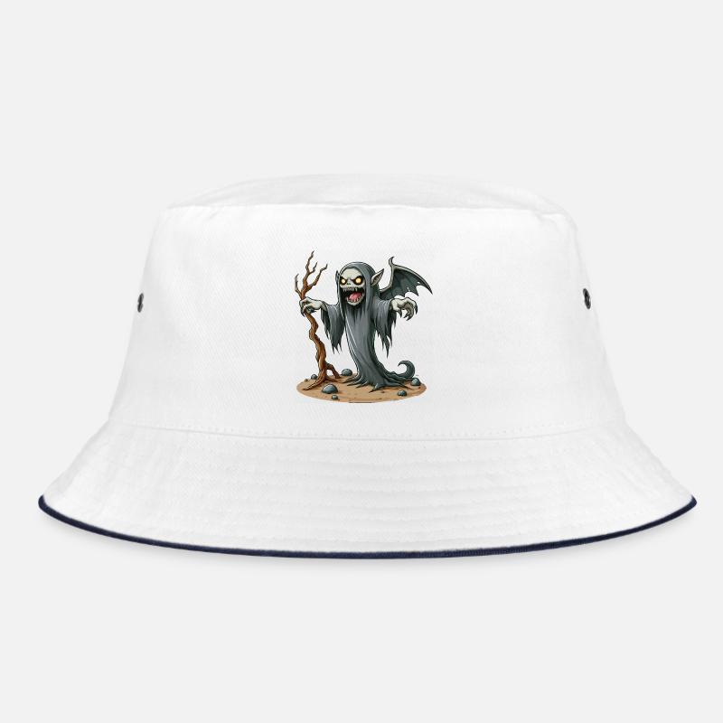 Sensenmann-Banshee auf der Erde Bucket Hat