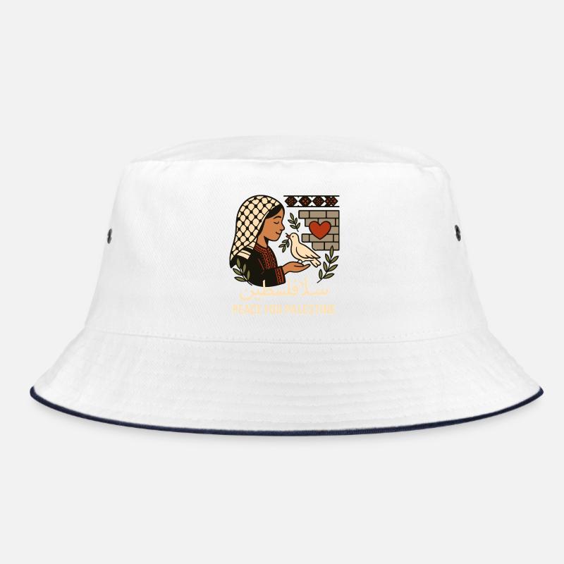 Peace for Palestine Bucket Hat