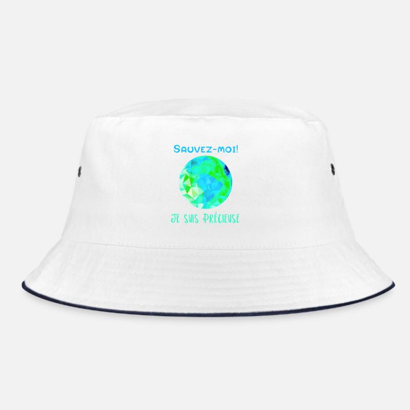 Globe Géométrique Bleu Vert Sauvez moi! Bob