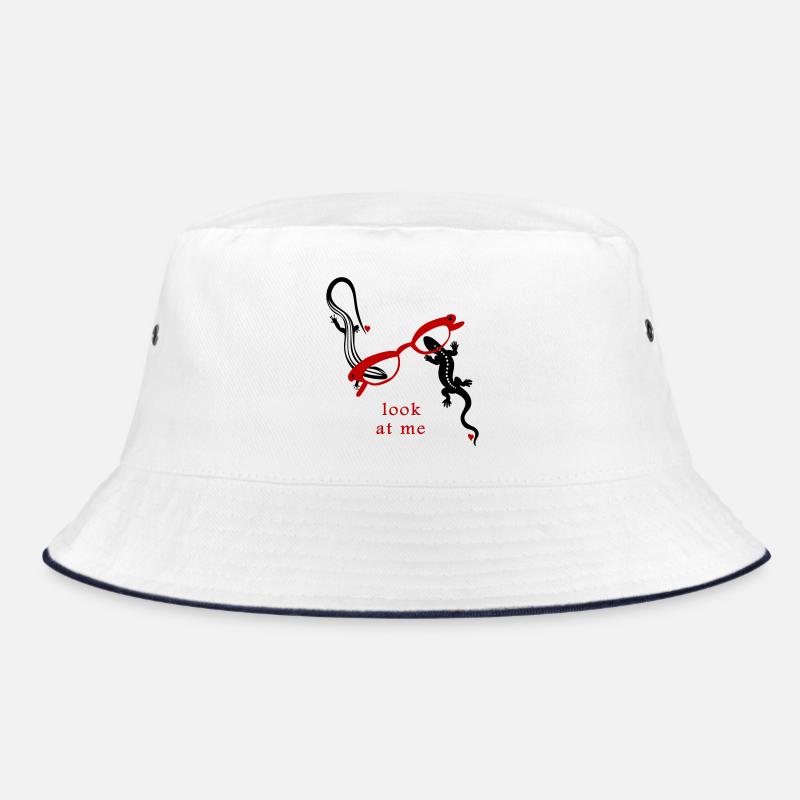 Eidechsen mit Brille Look at Me Bucket Hat