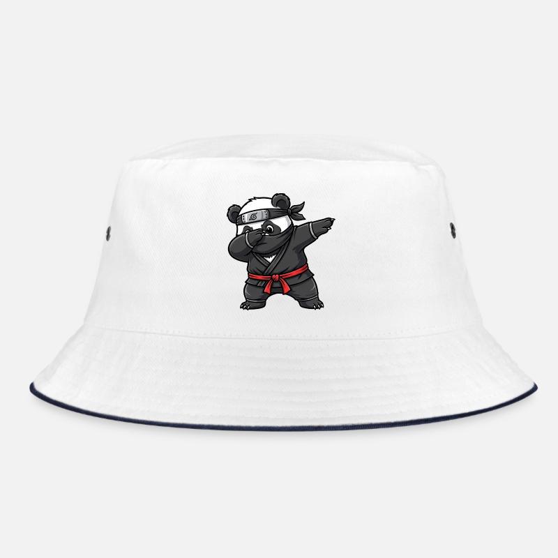 Ninja Panda Samurai Japan Tradition  Bucket Hat