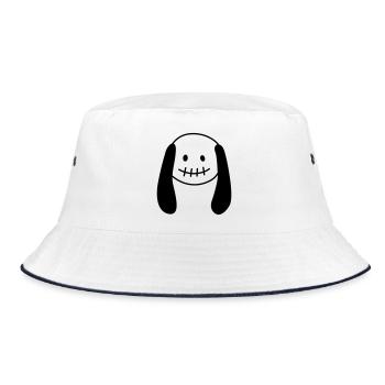 Zombie Doll – Cute & Creepy Combined - Bucket Hat - white/navy - Front