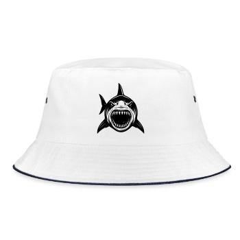 Attaque du grand grand requin blanc - Bob - blanc/marine - Devant
