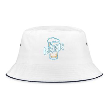 Beer - Cool Beer Logo - Bob - blanc/marine - Devant