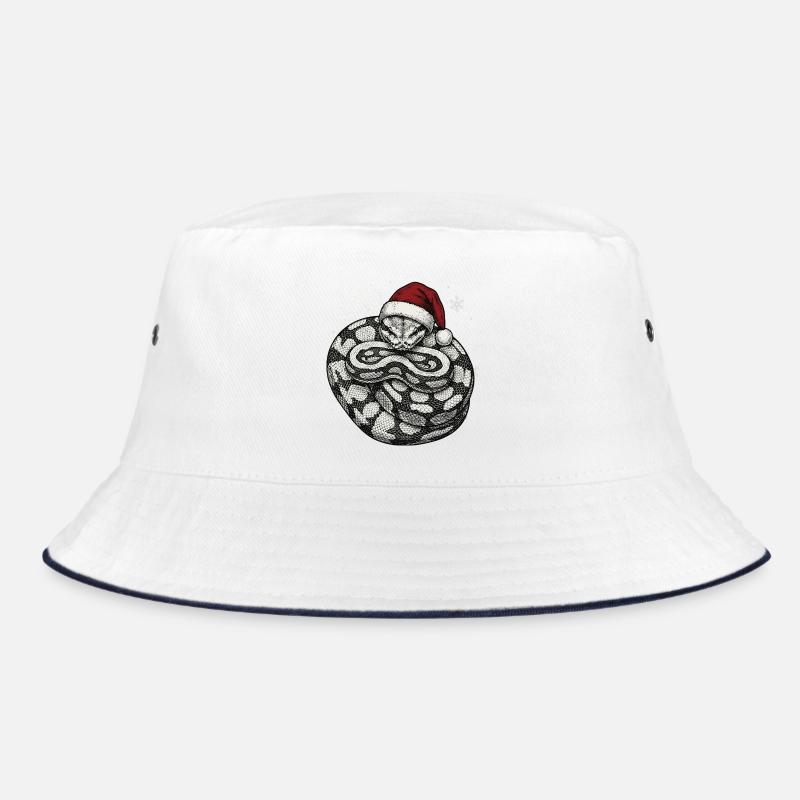 Königspython Weihnachten Ball Python Schlange Bucket Hat