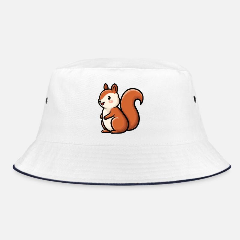 Verspielter Eichhörnchen-Charme Bucket Hat