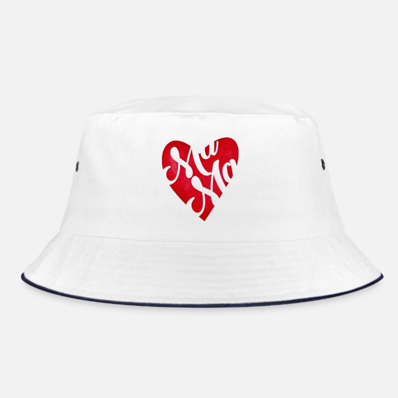 Red Heart Mama - Mom Gift Bucket Hat