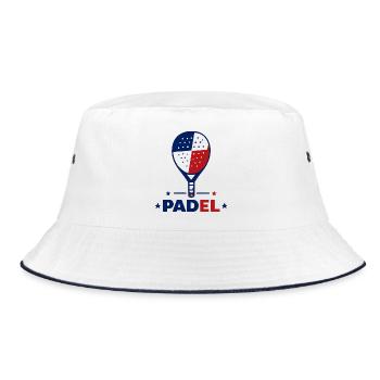 padel france patriote - Bob - blanc/marine - Devant