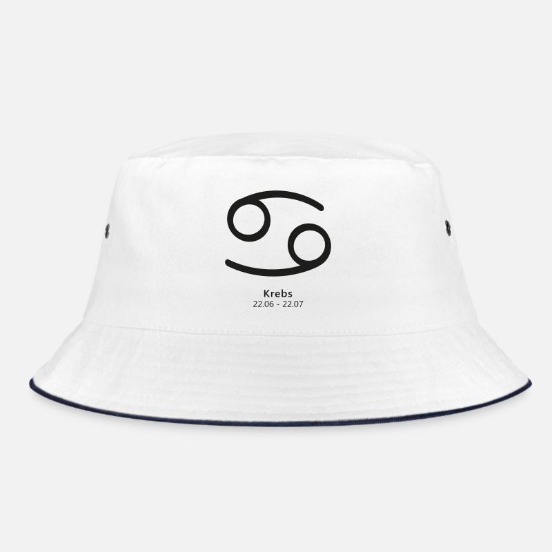 Krebs Crab Sternzeichen Symbol Kosmos Bucket Hat