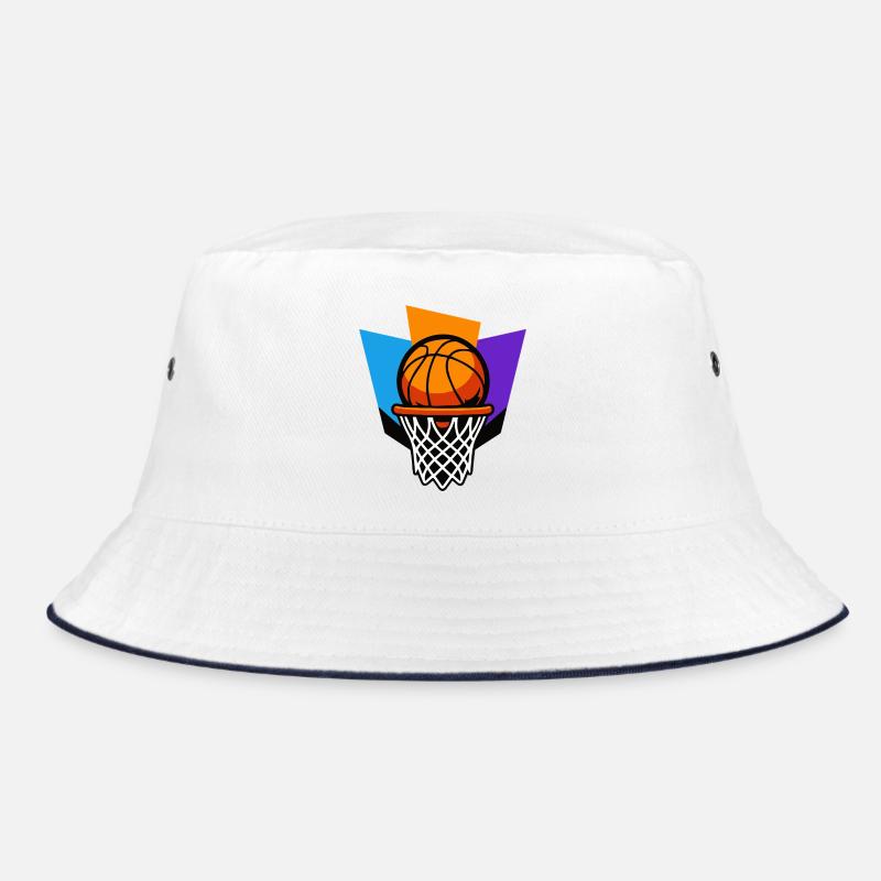 Basketball Hoop Graphic Dunk Design Bucket Hat