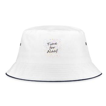Cologne Carnival - Time for Alaaf - Carnival Shirt - Bucket Hat - white/navy - Front