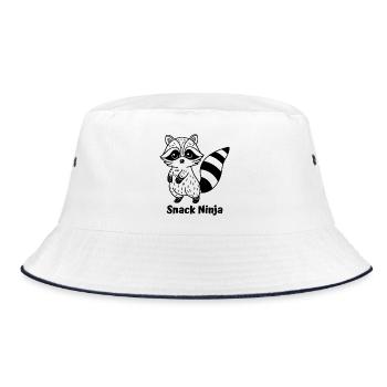 Raccoon Silent Gourmet - Bob - blanc/marine - Devant