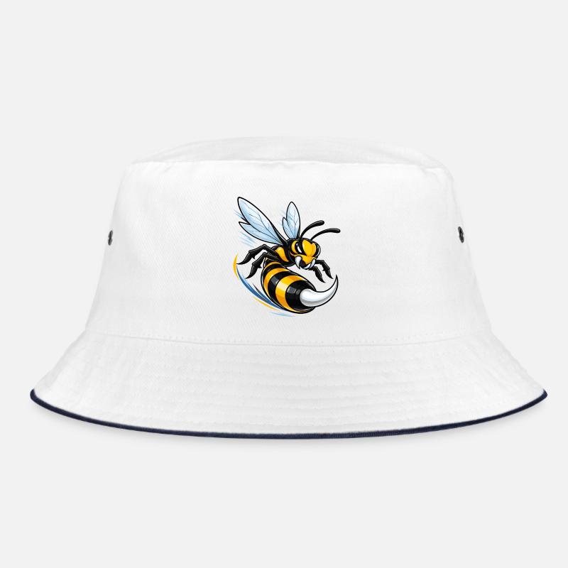 Dynamische Wespe im Flug  Bucket Hat