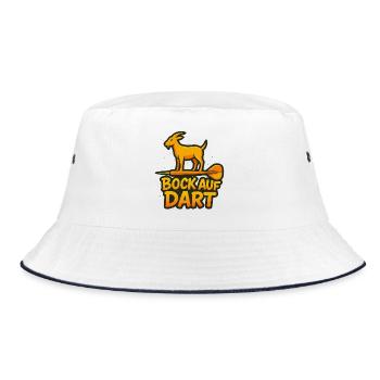 Fancy darts - Bucket Hat - white/navy - Front