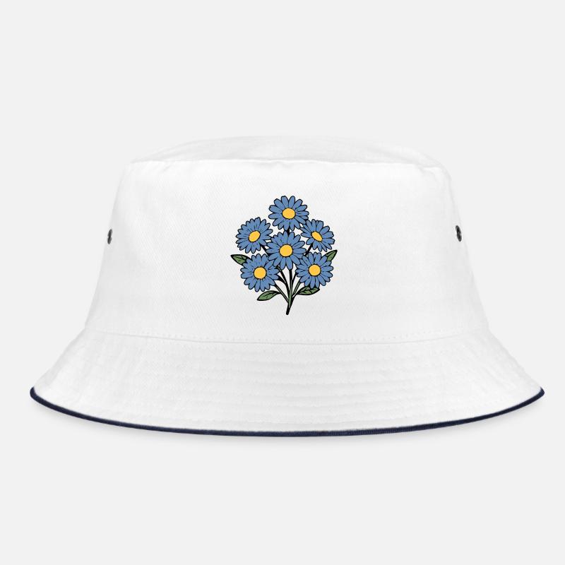 Blume blaue Blumen Blüte Blumenstrauß Bucket Hat