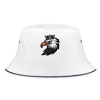 Couronne de tête d’aigle - Bob - blanc/marine - Devant