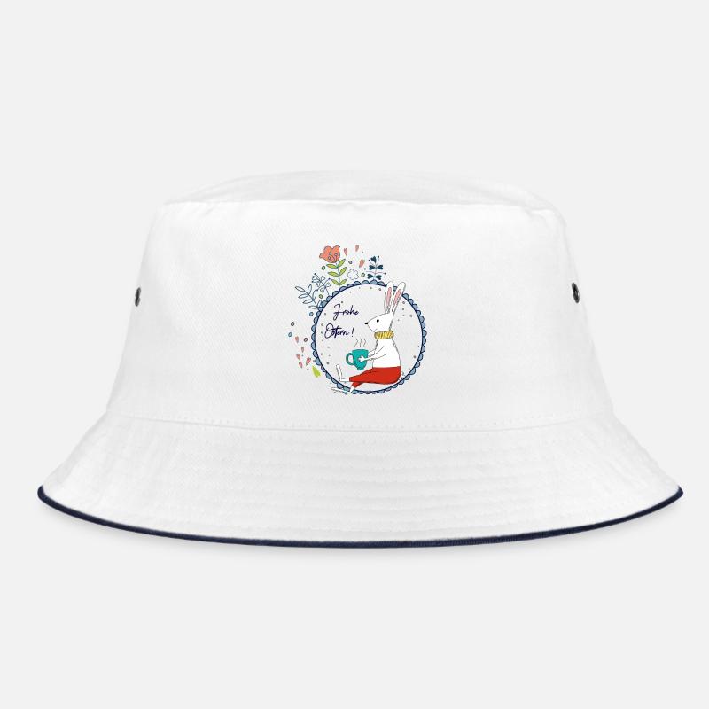 Osterhase mit Teetasse Bucket Hat